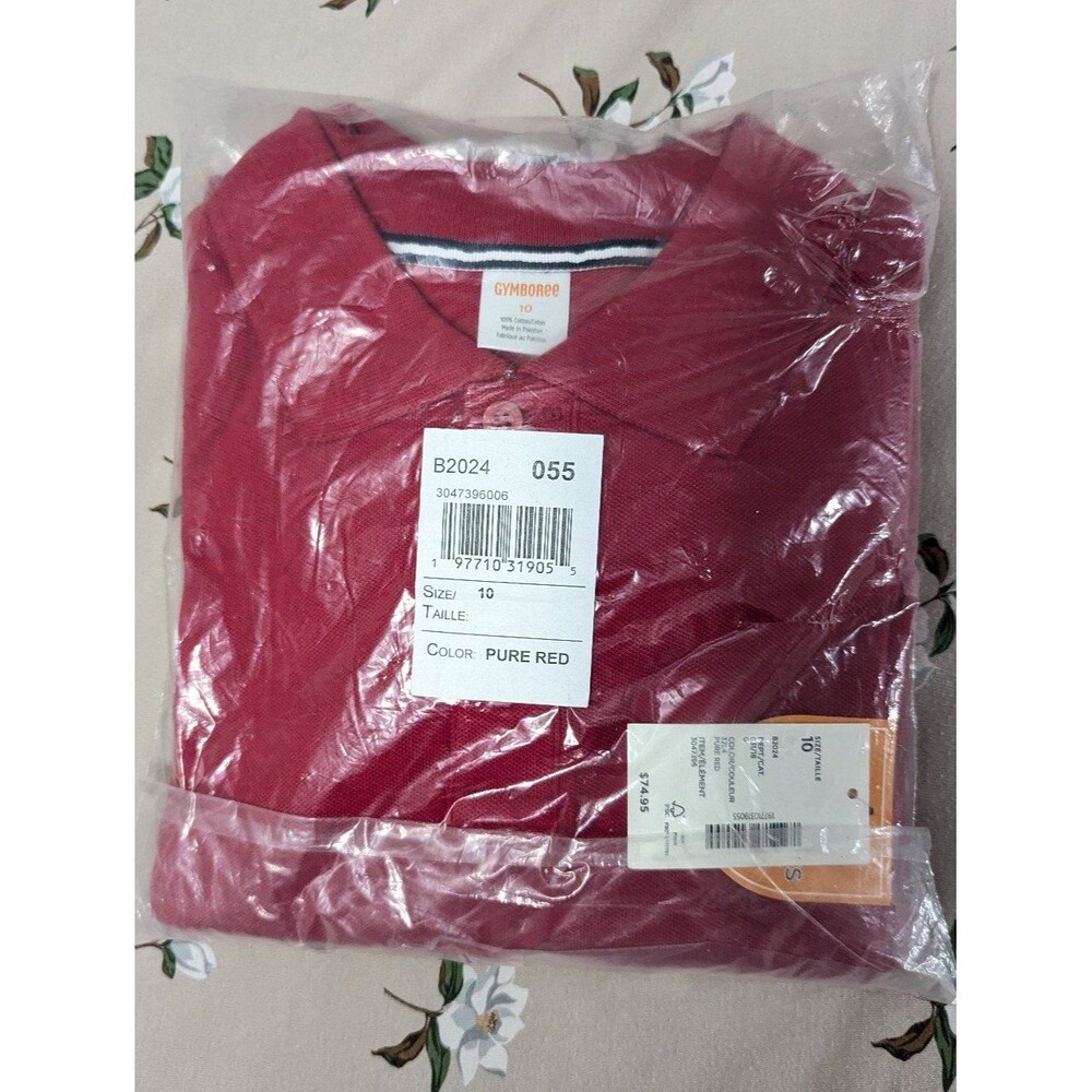Gymboree Bundle of 3 Boys Red Polo Shirt Size 10